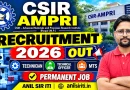 CSIR AMPRI Recruitment 2026 Out