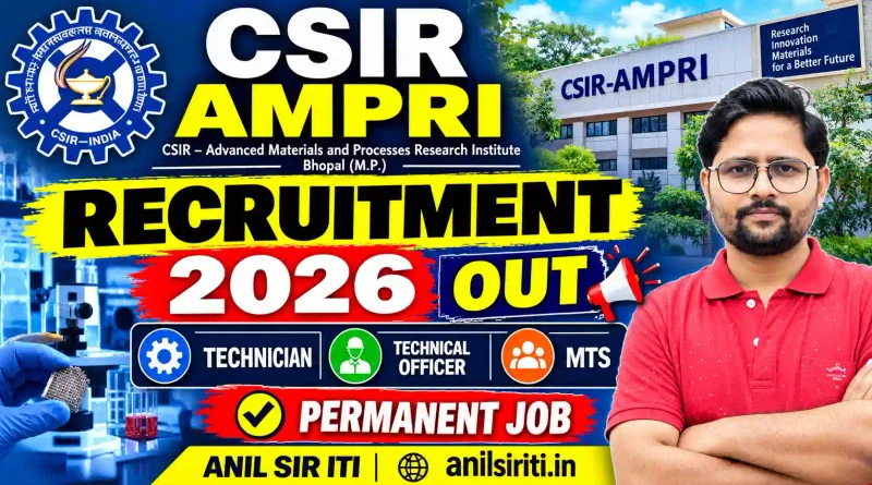CSIR AMPRI Recruitment 2026 Out