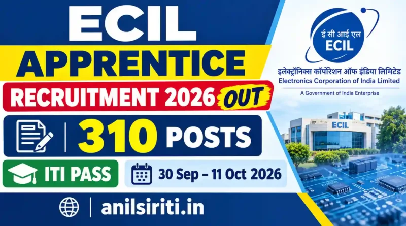 ECIL Apprentice Recruitment 2026 Out