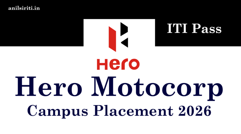 Hero Motocorp Haridwar ITI Campus Placement 2026