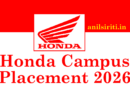 Honda Campus Placement 2026