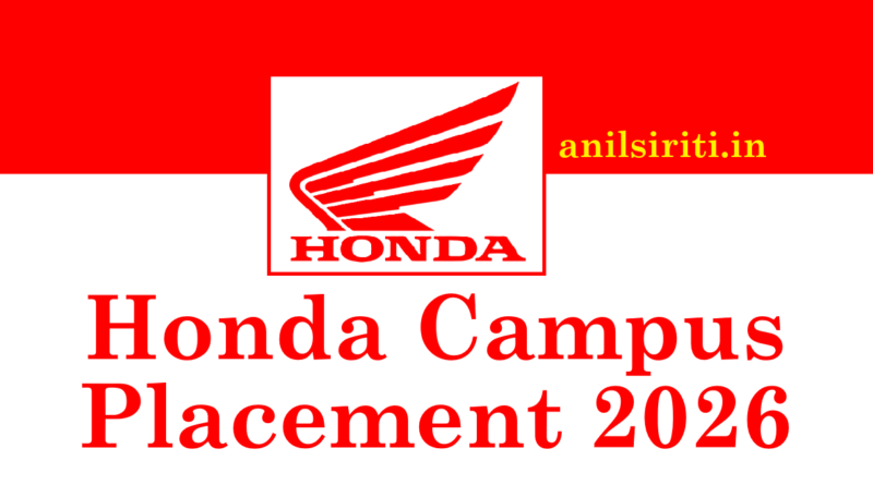 Honda Campus Placement 2026