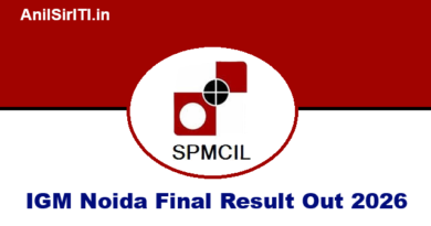 IGM Noida SPMCIL Final Result 2026