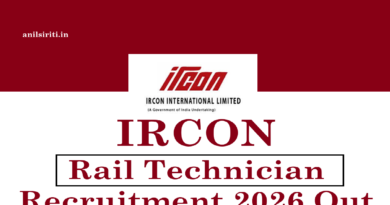 IRCON Rail Technician Recruitment 2026 Out