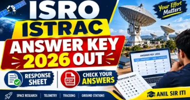 ISRO ISTRAC Answer Key 2026