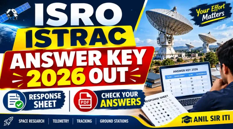 ISRO ISTRAC Answer Key 2026