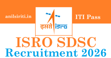 ISRO SDSC Technician B Recruitment 2026 Out