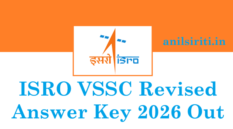 ISRO VSSC Revised Answer Key 2026 Out