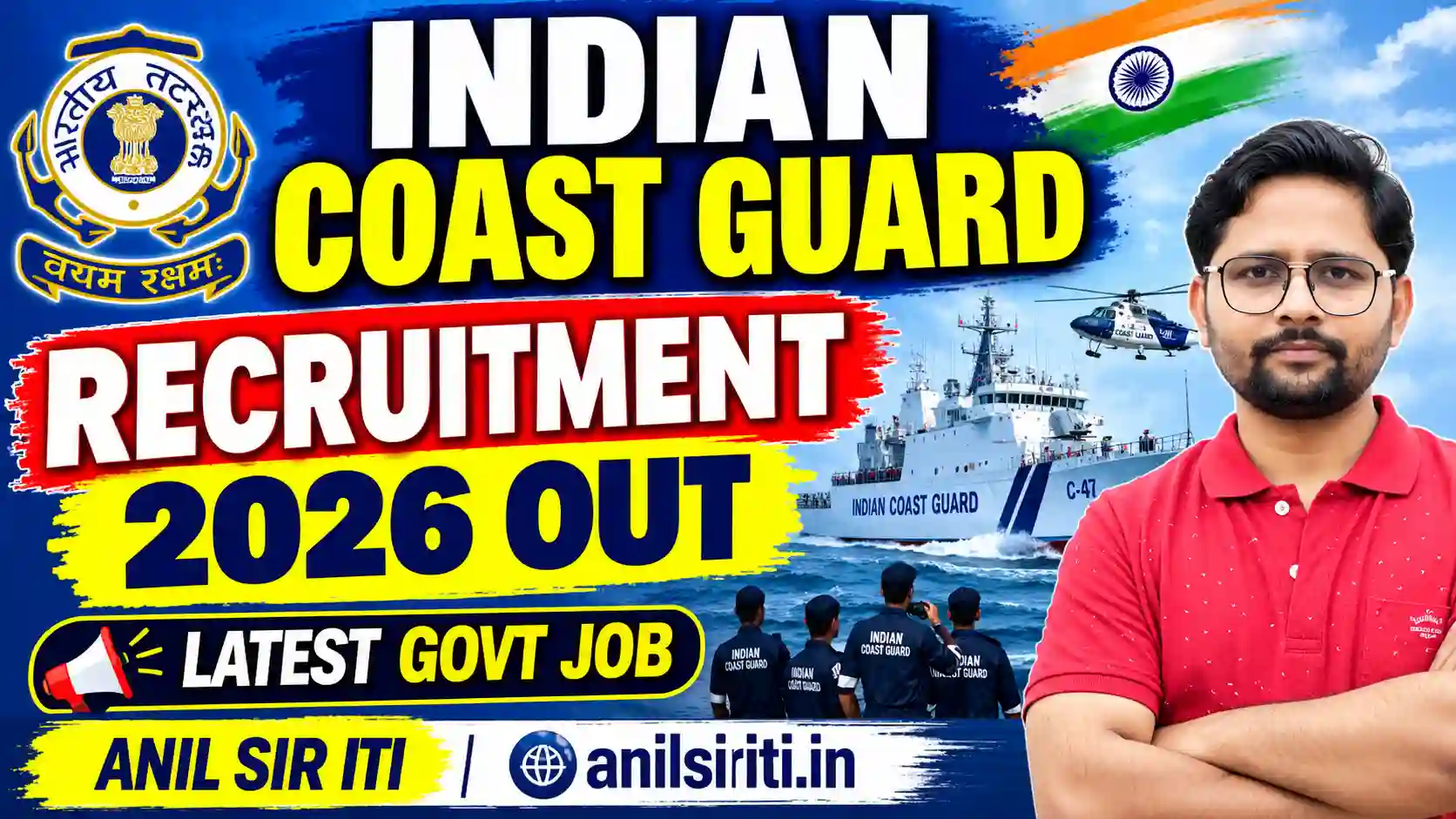O2 Conversion Chart Indian Coast Guard Recruitment 2026 Out - Anil Sir ITI