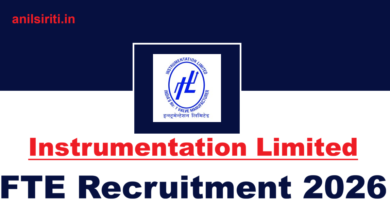 Instrumentation Limited FTE Recruitment 2026