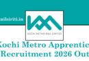 Kochi Metro Apprentice Recruitment 2026 Out