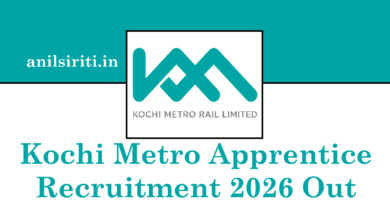 Kochi Metro Apprentice Recruitment 2026 Out