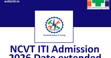 NCVT ITI Admission 2026 Date extended