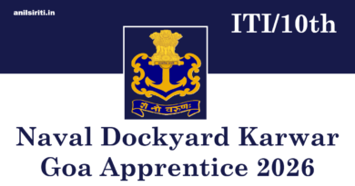 Naval Dockyard Karwar Goa Apprentice Recruitment 2026