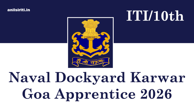 Naval Dockyard Karwar Goa Apprentice Recruitment 2026
