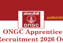 ONGC Apprentice Recruitment 2026 Out