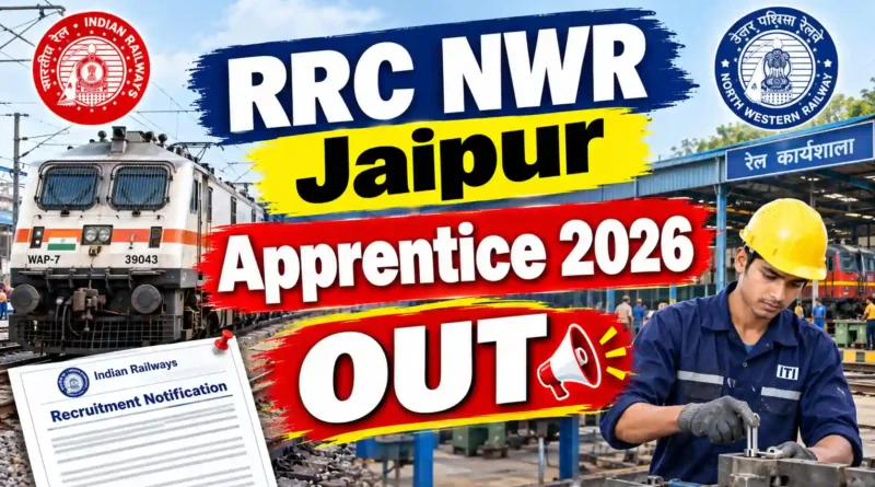 RRC NWR Jaipur Apprentice 2026 Out