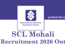 SCL Mohali Recruitment 2026 Out