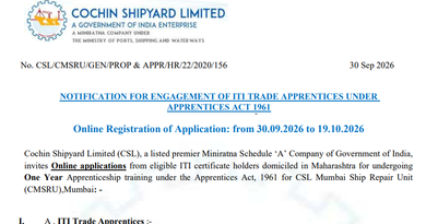 CSL New Apprentice 2026 Out