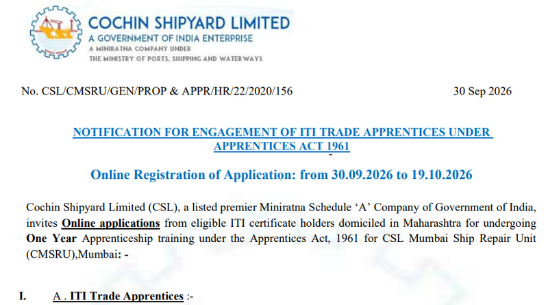 CSL New Apprentice 2026 Out